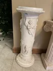  Preview image for Lot# 307 - WHITE PLASTER PEDESTAL STAND  