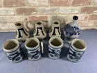 Preview image for Lot# 338 - (8 PCS) STONEWARE WITH COBALT 