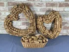  Preview image for Lot# 347 - (2) REPURPOSED CORK HEART-SHA 