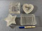  Preview image for Lot# 370 - (4 PCS) CLEAR GLASS: TRINKET  