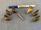  Preview image for Lot# 419 - BAGGED LOT: 6 SOLID BRASS MIN 