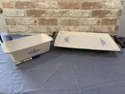  Preview image for Lot# 476 - (2 PCS) PYREX BLUE CORNFLOWER 