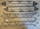  Preview image for Lot# 563 - (4 PCS) METAL WALL PLATE RACK 