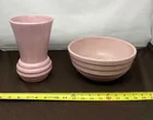  Preview image for Lot# 167 - McCoy Pink Vase and Bowl 