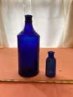  Preview image for Lot# 413 - Cobalt Blue Glass Bottles 