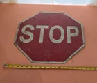 Preview image for Lot# 436 - Stop and Slow Metal Sign 