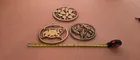  Preview image for Lot# 461 - Painted Cast Iron Trivets 