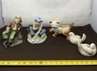 Preview image for Lot# 546 - Doves, Cat and Men Figurines 