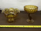  Preview image for Lot# 570 - Indiana Glass Amber Compotes 