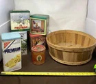  Preview image for Lot# 580 - Shallow Peck Basket and Empty 