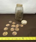  Preview image for Lot# 621 - Jar Over Half Full of Milk Bo 
