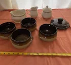  Preview image for Lot# 625 - Stoneware Bowls, One Lid, Cre 