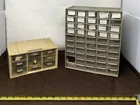  Preview image for Lot# 664 - Organizers Bins with Clock Pa 