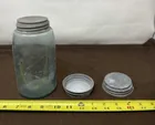  Preview image for Lot# 691 - Blue Mason Jar with Lids 