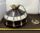  Preview image for Lot# 733 - Geometric Stained Glass Lamp  