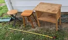  Preview image for Lot# 867 - Small Work Bench  Two Stools 