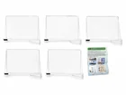  Preview image for Set of Five Clear Acrylic Adjustable 