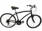  Preview image for Black Multi-Speed Comfort Hybrid Bike 