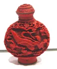  Preview image for RED CARVED CHINESE CINNABAR LACQUER 