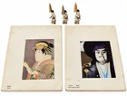  Preview image for Japanese Porcelain Parasol Figures & 