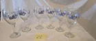  Preview image for Lot# 16 - Set of 6 Blue Willow Wine Glas 