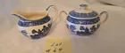  Preview image for Lot# 64 - Blue Willow Creamer and Sugar  