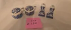  Preview image for Lot# 130 - Blue Willow Salt and Pepper S 