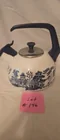  Preview image for Lot# 146 - Blue Willow Tea Pot (metal) 