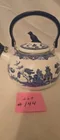  Preview image for Lot# 144 - Blue Willow Tea Pot (metal) 