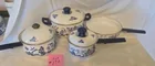  Preview image for Lot# 173 - Blue Willow Pots and Pan Set 