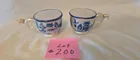  Preview image for Lot# 200 - 2 Blue Willow Glass Ornaments 