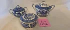  Preview image for Lot# 202 - 3 Blue Willow Lidded Jars 