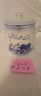  Preview image for Lot# 203 - Blue Willow Grease Pot 