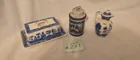  Preview image for Lot# 237 - Blue Willow Butter Dish, Oil  