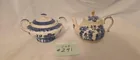  Preview image for Lot# 241 - Blue Willow Tea Pot and Sugar 