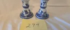  Preview image for Lot# 294 - Blue Willow Candle Holders 