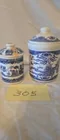  Preview image for Lot# 305 - 2 Blue Willow Cannisters 