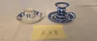  Preview image for Lot# 338 - Blue Willow Candle Holders 