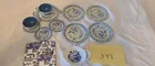  Preview image for Lot# 348 - Blue Willow Tin Tea Set (10pc 