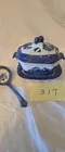  Preview image for Lot# 317 - Blue Willow Gravy Dish with L 