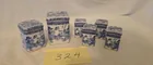  Preview image for Lot# 324 - 6 Small Blue Willow Tins 