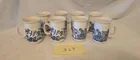  Preview image for Lot# 369 - Set of 8 Blue Willow Mugs 