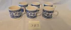  Preview image for Lot# 387 - 6 Matching Blue Willow Mugs 