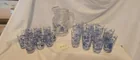  Preview image for Lot# 399 - Blue Willow Pitcher with 11 W 