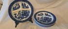  Preview image for Lot# 411 - 5 Divided Blue Willow Plates  