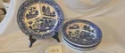  Preview image for Lot# 416 - 4 Divided Blue Willow Plates  