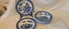  Preview image for Lot# 415 - 5 Various Divided Blue Willow 