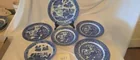  Preview image for Lot# 421 - 6 Various Blue Willow Plates 