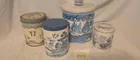  Preview image for Lot# 456 - 4 Metal Blue Willow Cannister 