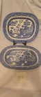  Preview image for Lot# 458 - 2 Blue Willow Serving Platter 